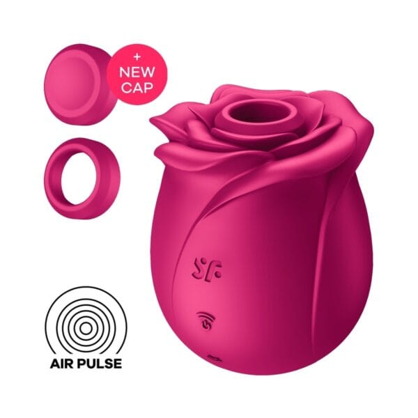 Stimulátor klitorisu SATISFYER Pro 2 Classic Blossom červený