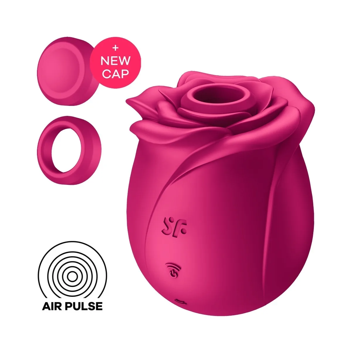 Stimulátor klitorisu SATISFYER Pro 2 Classic Blossom červený