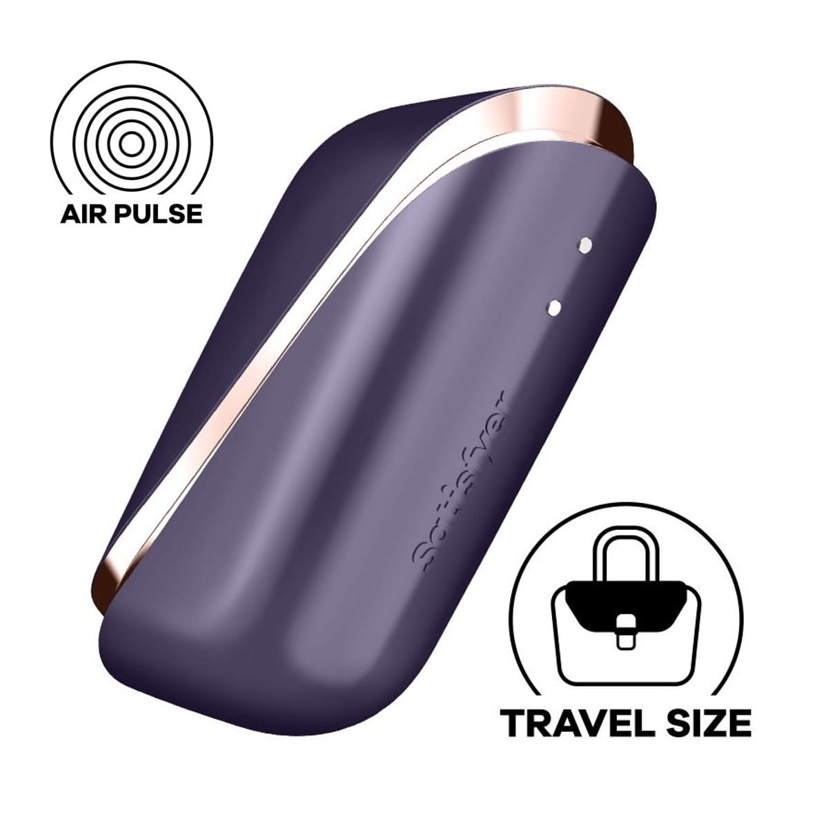 Stimulátor klitorisu SATISFYER TRAVELER fialový