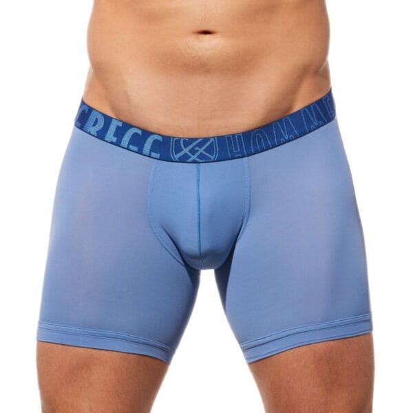 Boxerky dlouhé GREGG HOMME YOGA modré S
