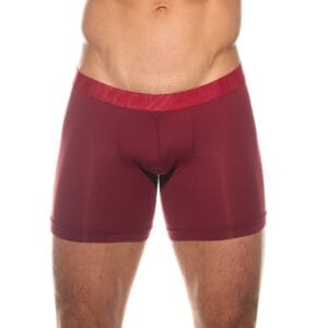 Boxerky dlouhé GREGG HOMME YOGA vínové XL