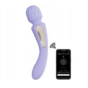 Masážní hlavice a vibrátor 2v1 LELO Switch fialová