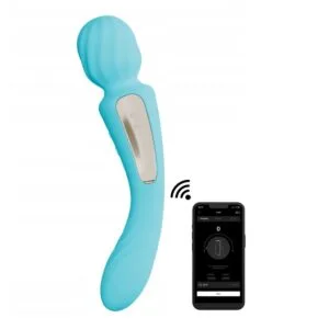 Masážní hlavice a vibrátor 2v1 LELO Switch modrá