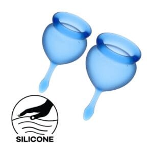 Menstruační kalíšky SATISFYER FEEL GOOD MENSTRUAL CUP modré