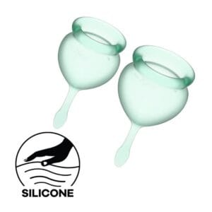 Menstruační kalíšky SATISFYER FEEL GOOD MENSTRUAL CUP zelené