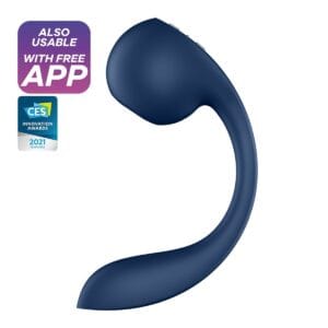 Vibrátor SATISFYER Pro+ Wave 4 Connect App modrý
