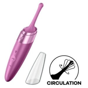 Vibrátor SATISFYER TWIRLING DELIGHT fialový