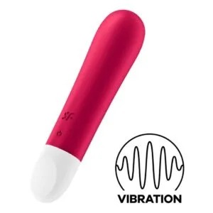 Vibrátor SATISFYER ULTRA POWER BULLET 1 červený