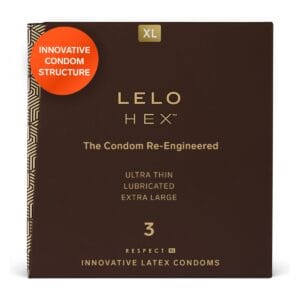 Kondom LELO HEX RESPECT XL 3 ks