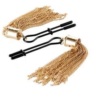 Skřipce na bradavky GP ACCENTS TASSEL TEASE zlaté