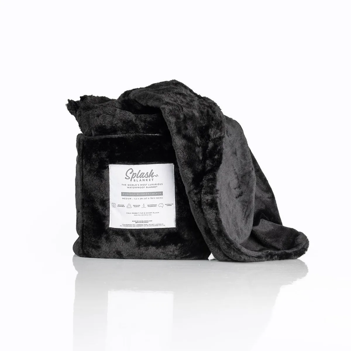 Deka lásky Splash BLANKET FURLUSH malá černá