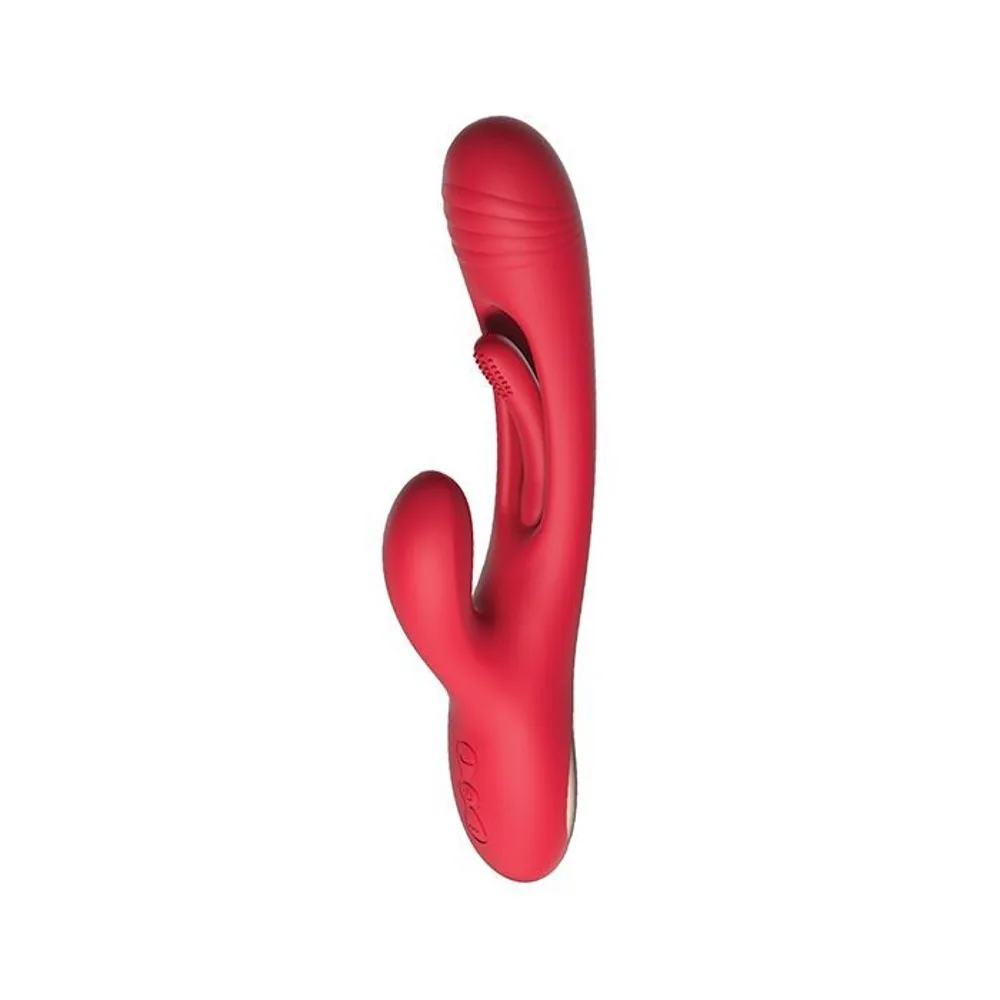 Vibrátor HONEY PLAY BOX BORA G-Spot Tapping Rabbit červený