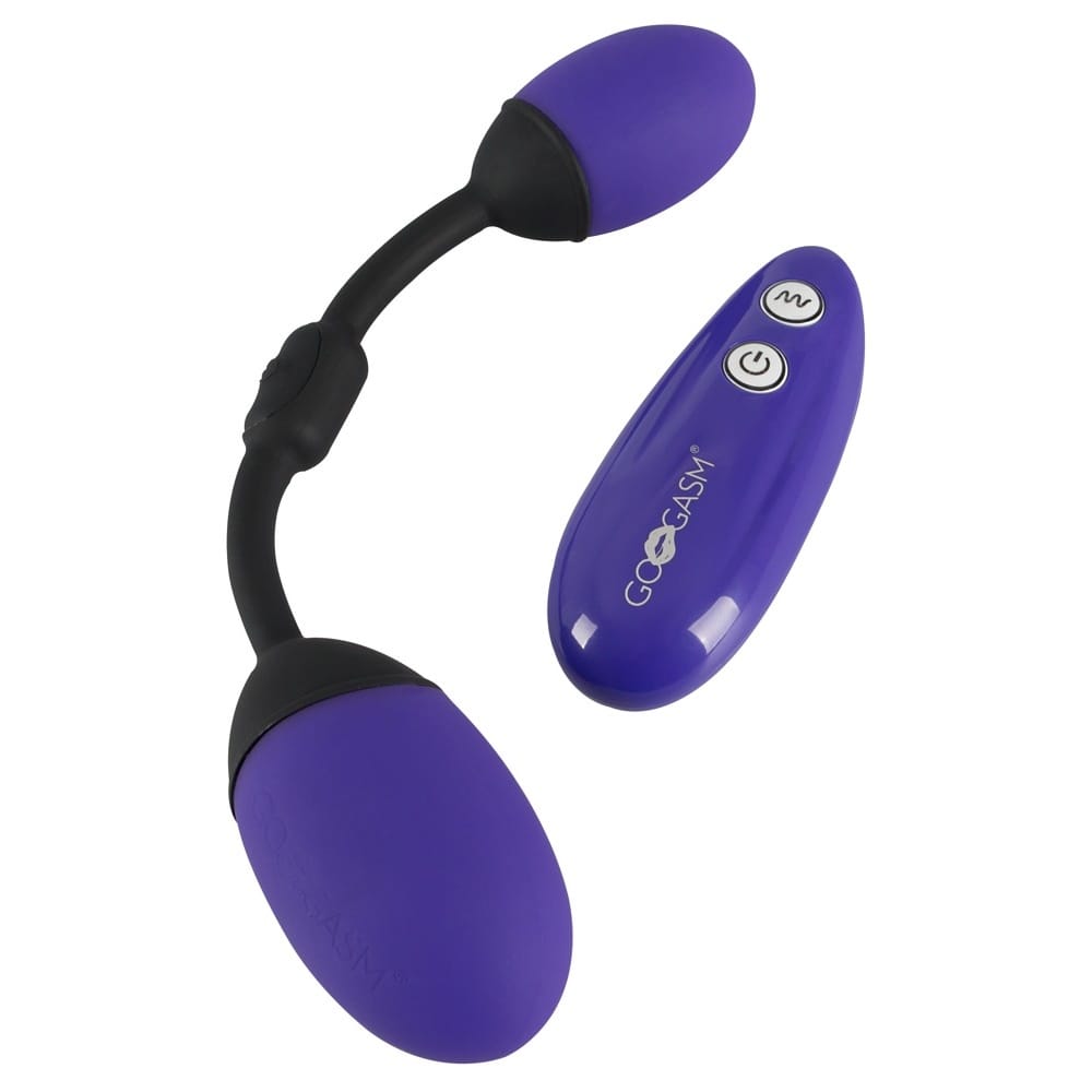 Vibrační vajíčko GoGasm Vibrating Pussy & Ass Balls s ovladačem