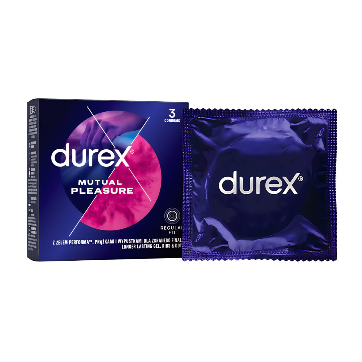 Kondom Durex Mutual Pleasure 3 ks